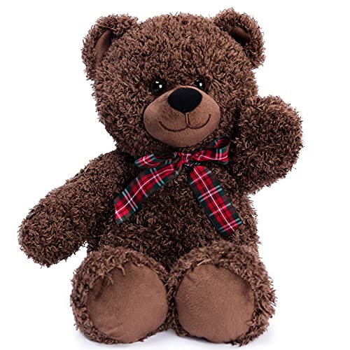 Bebamour 45cm Teddy Bear Baby Stuffed Animals Soft Toys Teddy Bears for Girs Gifts, Christening, Baby Shower, Birthday, Christmas Toys for Kids (Light Brown) - Gift Guide