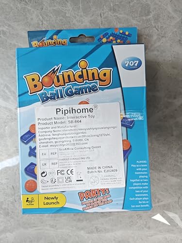 Bounce Off Game, Activate Bounce Ball Game, Desktop Bouncing Interactive Toy, Family Party Board Games Set, Bouncing Shoots Games for Kids Girls Boys & Family (A)