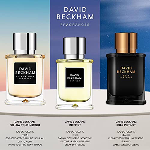 DAVID BECKHAM Instinct - Eau De Toilette For Men - Woody Aromatic Perfume With Notes Of Bergamot, Star Anis, Vetyver - Long-lasting - 75ml