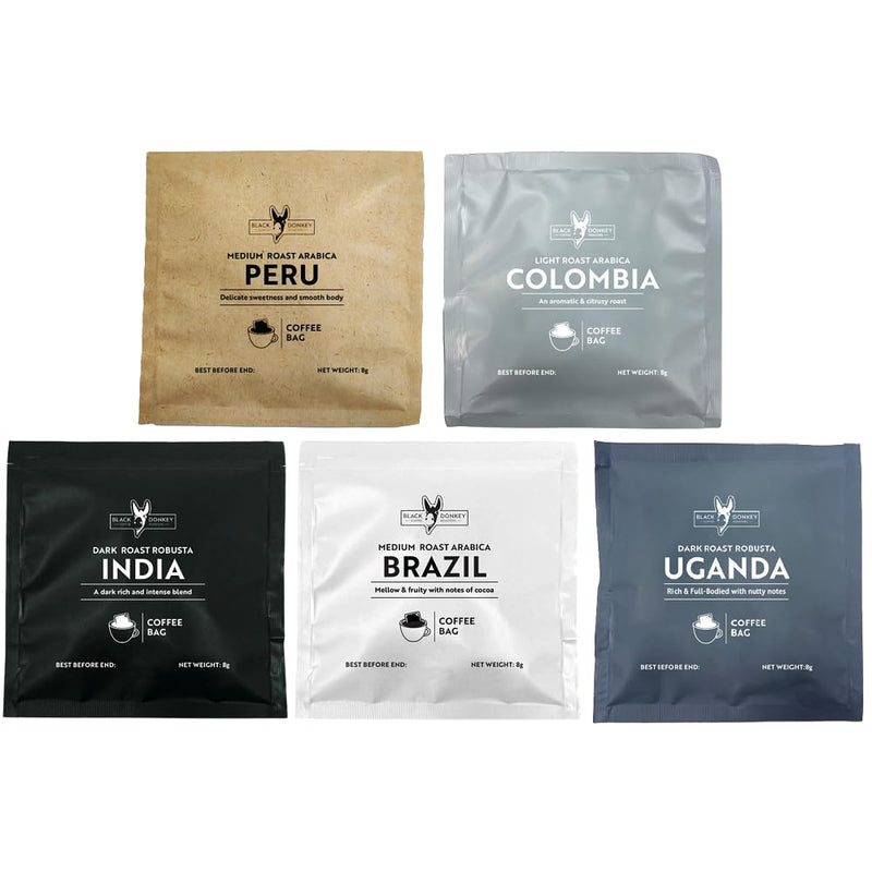Coffee Bags Tasting Collection Set | Coffee Gift Set | Selection of Finest Single Origin Specialty Coffees | 15 Bags | Hamper Style Letterbox Gift Idea for Him & Her - Gift Guide
