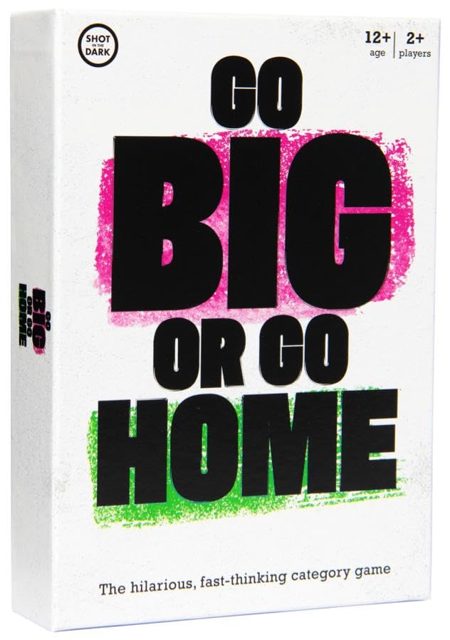 Go Big or Go Home: The Hilarious, Fast Thinking Category Game | For 2+ Players Ages 12+