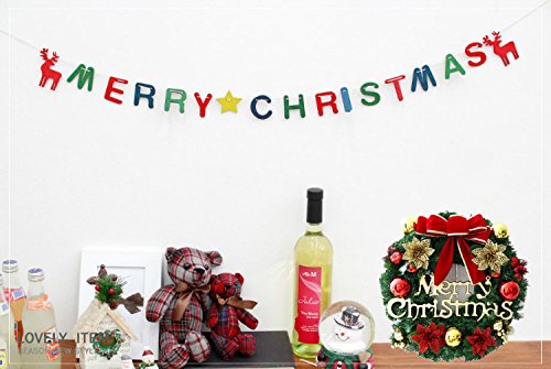 AICHUAN Door Wreath Christmas Christmas Decoration Wreath Christmas Wreath Christmas Wreath Christmas Garland with Bells Christmas Decorative Wreath 30CM Bow Christmas Decoration (D) - Gift Guide