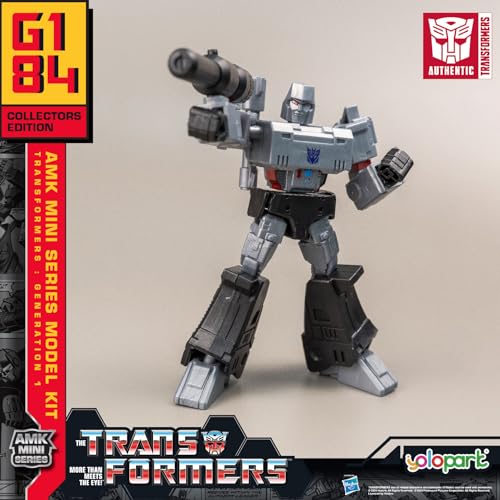 Megatron Transformer Toy,Transformers G1 Decepticon Action Figures, 4.72 Inch Megatron Model Kit with Weaponry,No Converting Transformer Toys for Kids Age 8 and Up