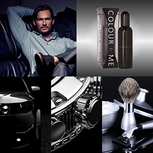 Colour Me Black - Fragrance for Men - Gift Set 90ml EDP/150ml Body Spray, by Milton-Lloyd