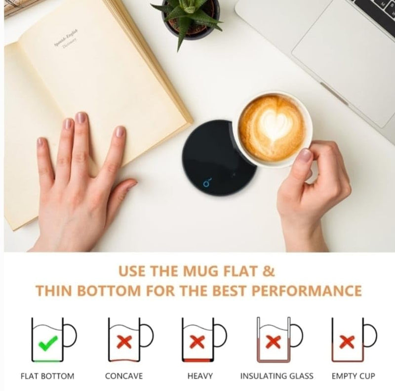 Coffee Mug Warmer, House Warming Gifts New Home Office Desk Accessories. Cool Gadgets 4 Office Accessories. Desk Gadgets For Men, Women & Smart Home Accessories 4 Tableware. Candle Warmer