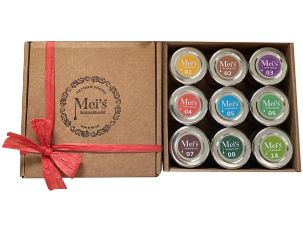 Mei's homemade Asian Gourmet Sauces 9 Flavour Assortment Gift Set - Gift Guide