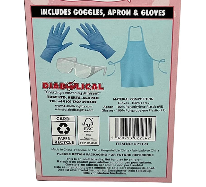 Diabolical DP1193 BJ PPE Kit - Secret Santa Gifts for Women, Funny Valentines Gifts for Her, Rude Gifts for Women, Funny Gifts for Men, for Him, Romantic Gifts for Her - Gift Guide