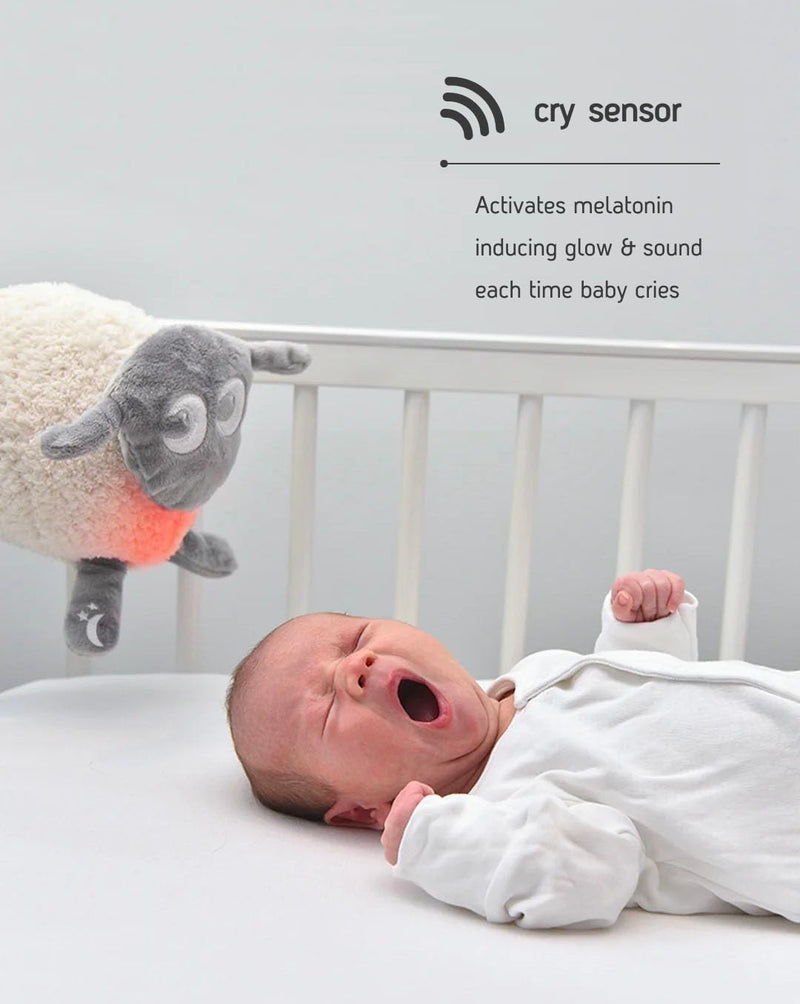 Sweet Dreamers, Ewan Deluxe with Shush, Grey | Baby & Toddler Sleep Aid Gift | Cry Activated Sensor & Nightlight | 5 Soothing White & Pink Noise Sounds | Auto-Off Timer | Machine Washable & Portable - Gift Guide
