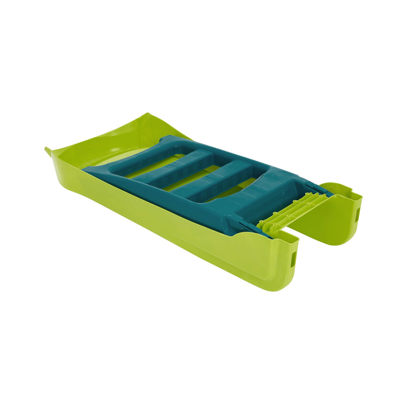 Palplay Junior Folding Slide for Toddlers and Children 18 Months + Kids Outdoor Play Equiptment. Ideal First Slide for Toddlers and Young Children, Green/Blue