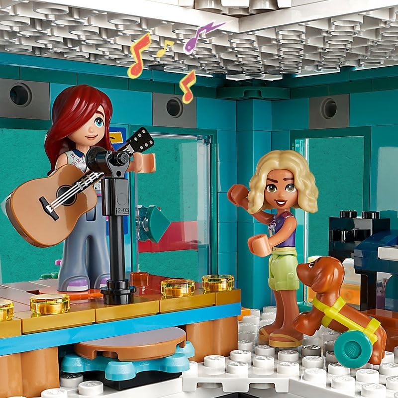 LEGO Friends Heartlake City Community Centre Modular Building Set, Toy Birthday Gift Idea for Kids, Girls, Boys with Art and Recording Studios, Gaming Room plus Pickle the Dog and More 41748