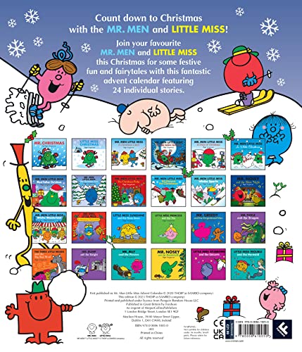 Mr. Men Little Miss Advent Calendar: Storybook collection containing 24 brilliantly funny illustrated kids books to count down to Christmas 2023 - Gift Guide