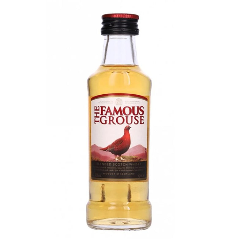 3 x 5cl The Famous Grouse Scotch Whisky Selection 40% ABV. Contains 1 x 5cl Famous Grouse, 1 x 5cl Famous Grouse One & 1 x 5cl Famous Grouse Smoky Black. Tasting Selection Gift.