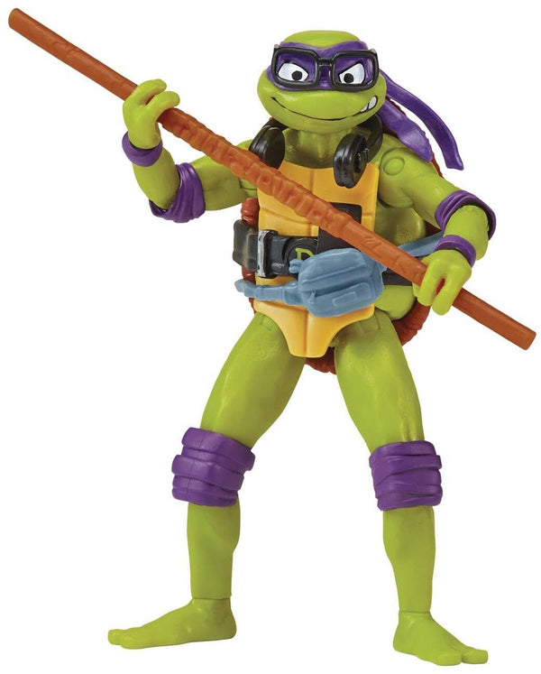 Teenage Mutant Ninja Turtles: Mutant Mayhem 4.5” Donatello Basic Action Figure. Ideal present for boys 4 to 7 years and TMNT fans!