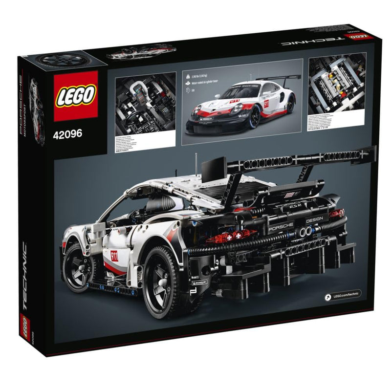 LEGO Technic Porsche 911 RSR Race Car Model Building Kit, Advanced Replica, Exclusive Collectible Set, Gift for Kids, Boys & Girls 42096