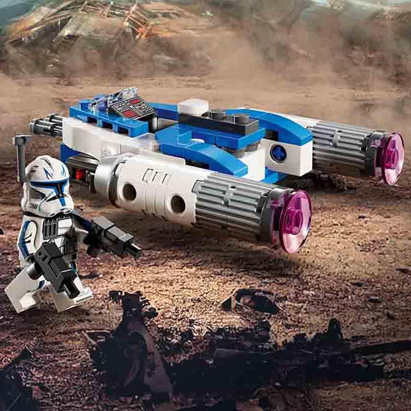 LEGO Star Wars Captain Rex Y-Wing Microfighter, Collectible The Clone Wars Starship Vehicle Toy with a Character Minifigure for 6 Plus Year Old Boys & Girls, Fantasy Gift Idea for Kids 75391