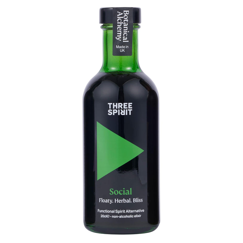 Three Spirit Non-Alcoholic Alternative Spirits - Starter Gift Set | Choose Your Mood For Every Occasion | With Adaptogens & Nootropics | Livener, Elixir & Nightcap | Award Winning Gluten Free & Vegan