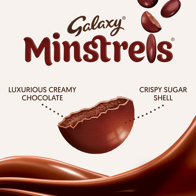 Galaxy Minstrels Milk Chocolate Pouch Bag 125g - Gift Guide