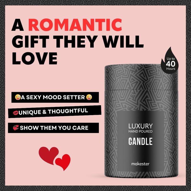 Gifts for Her & Him - Soy Wax Scented Candle - Stuck with Me Gift - Girlfriend or Boyfriend Presents for Birthday or Christmas
