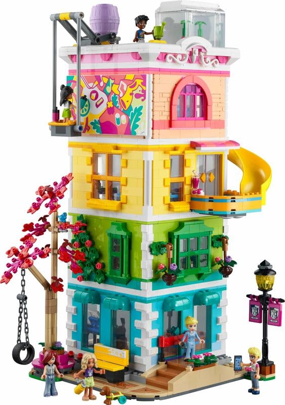 LEGO Friends Heartlake City Community Centre Modular Building Set, Toy Birthday Gift Idea for Kids, Girls, Boys with Art and Recording Studios, Gaming Room plus Pickle the Dog and More 41748