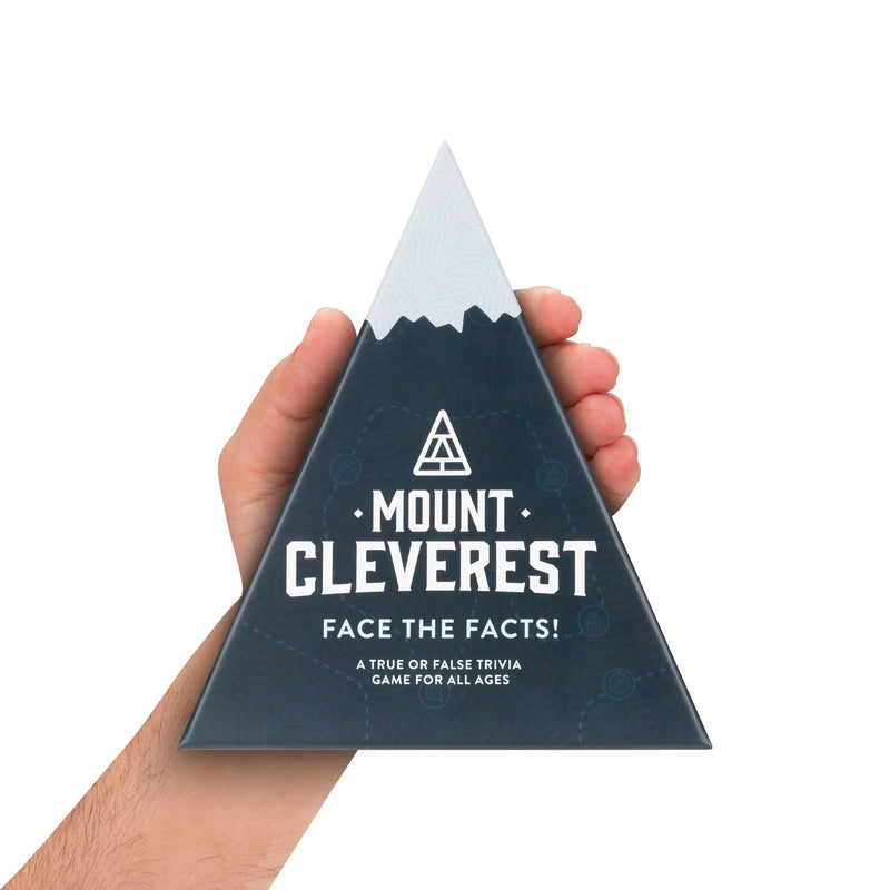 100 PICS MOUNT CLEVEREST - Original Edition, Stocking Filler & Birthday Gift, True or False Trivia Game for Adults & Kids, Fun Family Travel Game - Gift Guide