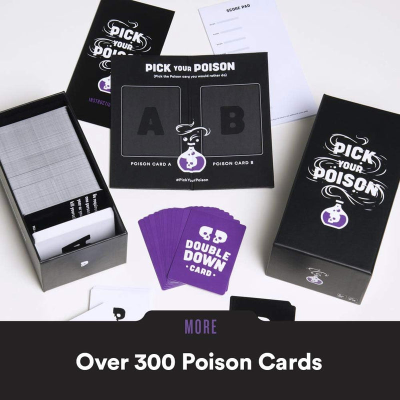 PICK YOUR POISON Card Game - The “What Would You Rather Do?” Party Game for All Ages - Family Edition