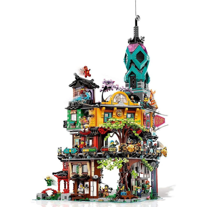 LEGO NINJAGO NINJAGO City Gardens 71741 Building Kit; Ninja House Playset Featuring 19 Minifigures, New 2021 (5,685 Pieces)