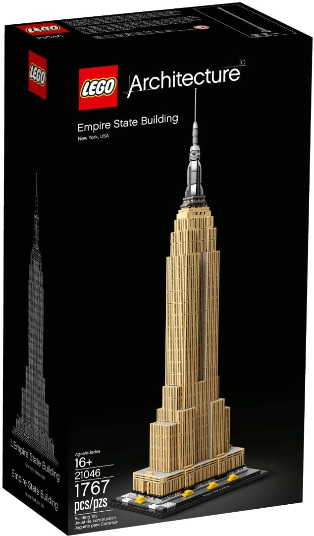 LEGO 21046 Architecture Empire State Building New York Landmark, Creative Activity, Collectible Model Kits for Adults to Build, Home Decor Gift Idea