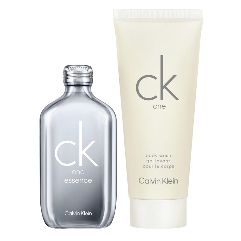 Calvin Klein Unisex's 2 Piece CK One Essence Gift Set including an Essence Parfum Intense 50ml and Shower Gel 100ml