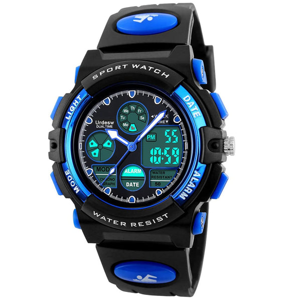 Urdesw Kids Digital Waterproof Watches for 6-15 Year Old Boys Electronic Toys Games Teen Boys Birthday Presents Gift for 6-15 Year Old Boys Girls - Gift Guide