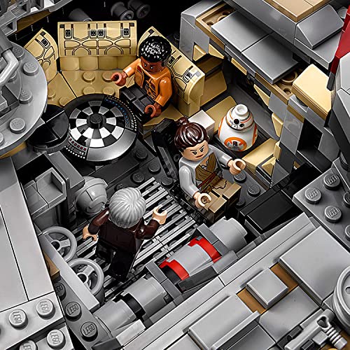 LEGO Star Wars Millennium Falcon, UCS Set for Adults, Model Kit to Build with Han Solo, Princess Leia & Chewbacca Minifigures, Plus Droid Figure, Collectible Gifts for Teenagers, Boys and Girls 75192