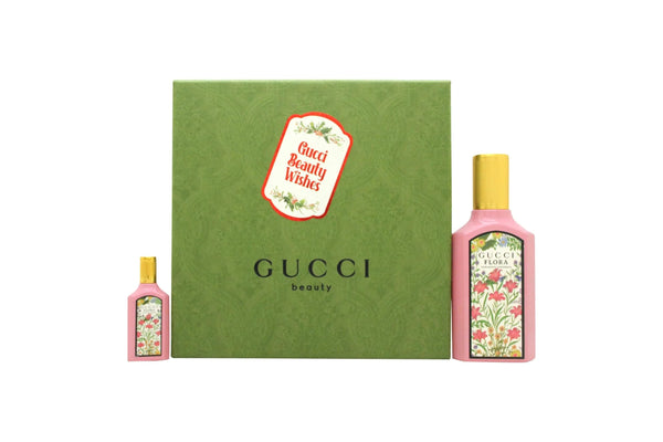 GUCCI Flora Gorgeous Gardenia Eau de Parfum Gift Set for her, 2 Piece Assortment, Pack Of 1, 55.0 ml, 13.3 Oz