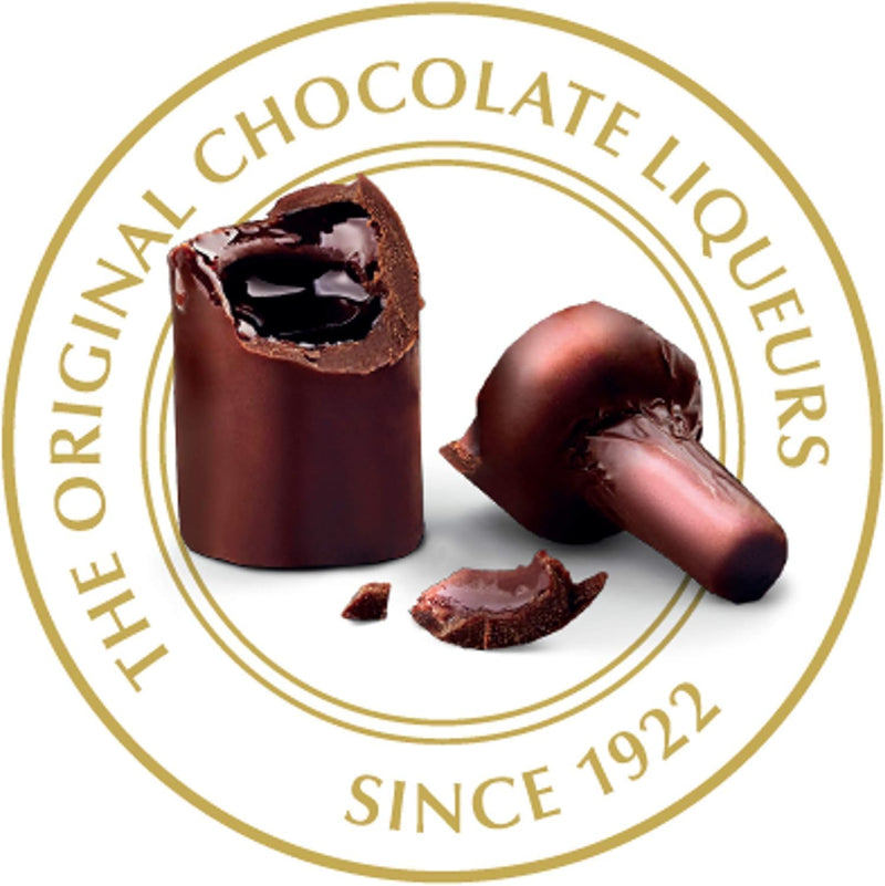 Anthon Berg Liqueur Chocolates Gift - Luxury 16 Dark Chocolate Liqueurs Miniature Alcohol Bottles Selection with Gift Card. Novelty Gifts for Stocking Fillers or Secret Santa Gifts for Women - Gift Guide