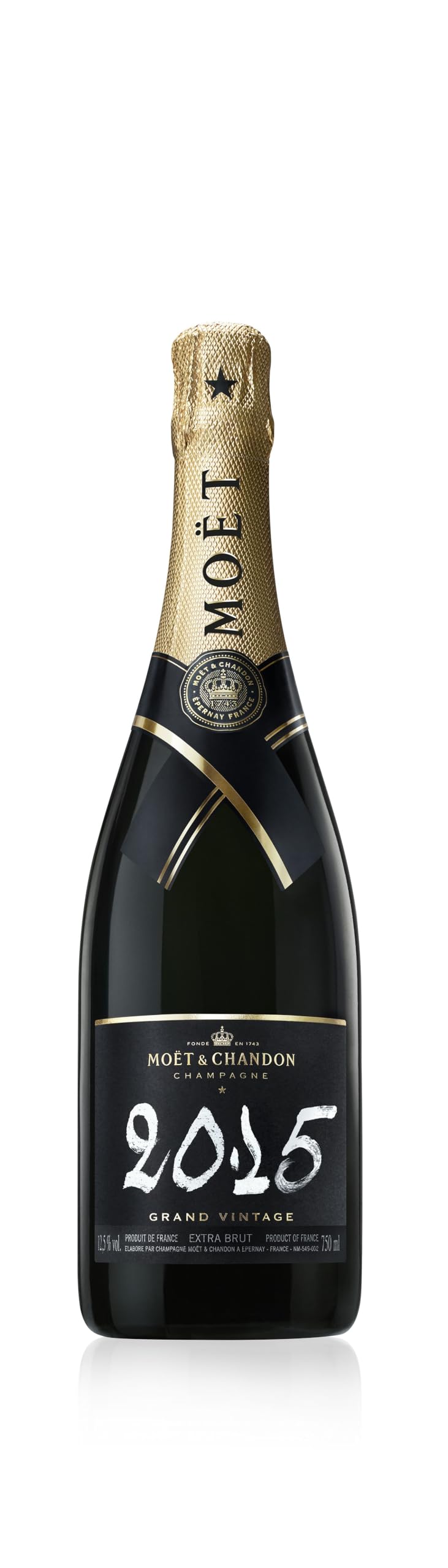 Moët & Chandon Grand Vintage 2015 Champagne, Gift Box, 75cl