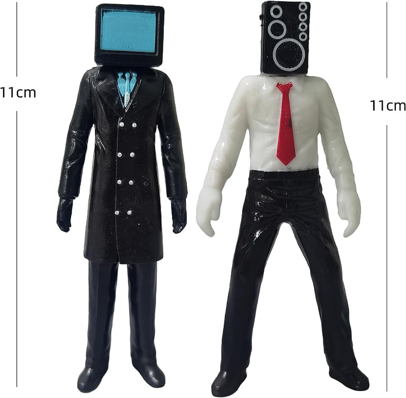 Skibidi Toy Figures Set 9 PCS, Fun Stuff For For Endless Entertainment, for Halloween and Game fans. (9PCS)