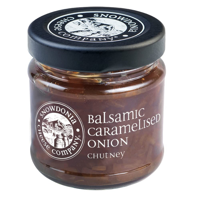 Snowdonia Cheese Company Gift Hamper Containing Three, 200g Truckles - Little Black Bomber, Red Devil & Green Thunder. Also Includes Two Snowdonia Chutneys - Hamper Exclusive To Burmont's - Gift Guide