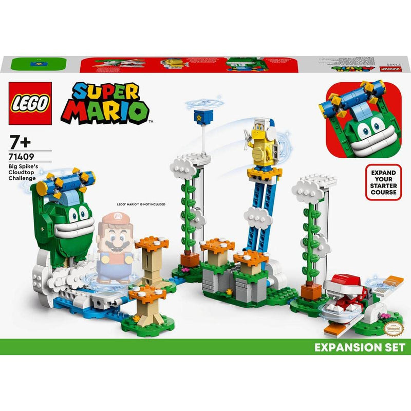 LEGO 71409 Super Mario Big Spike’s Cloudtop Challenge Expansion Set, Toys for Kids, Boys and Girls with 3 Figures including Boomerang Bro and Piranha Plant, Collectible Giftsc, Multicolor