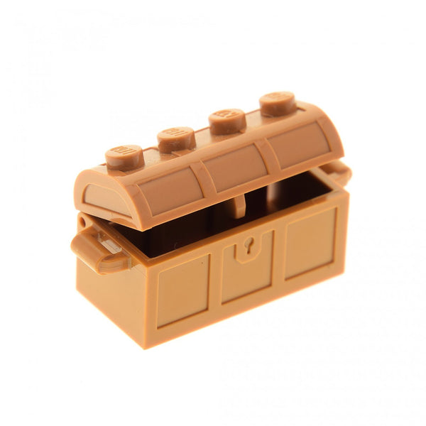 Bausteine gebraucht 1x LEGO 4738ac01 Treasure Chest | Medium Dark Flesh