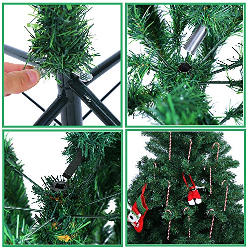 VEYLIN 6ft Christmas Tree 700 Tips Artificial Tree with Metal Stand - Gift Guide