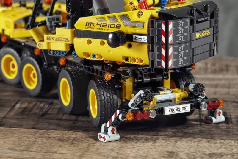 LEGO Technic Mobile Crane 42108 Building Kit, A Super Model Crane to Build for Any Fan of Construction Toys, New 2020 (1,292 Pieces)