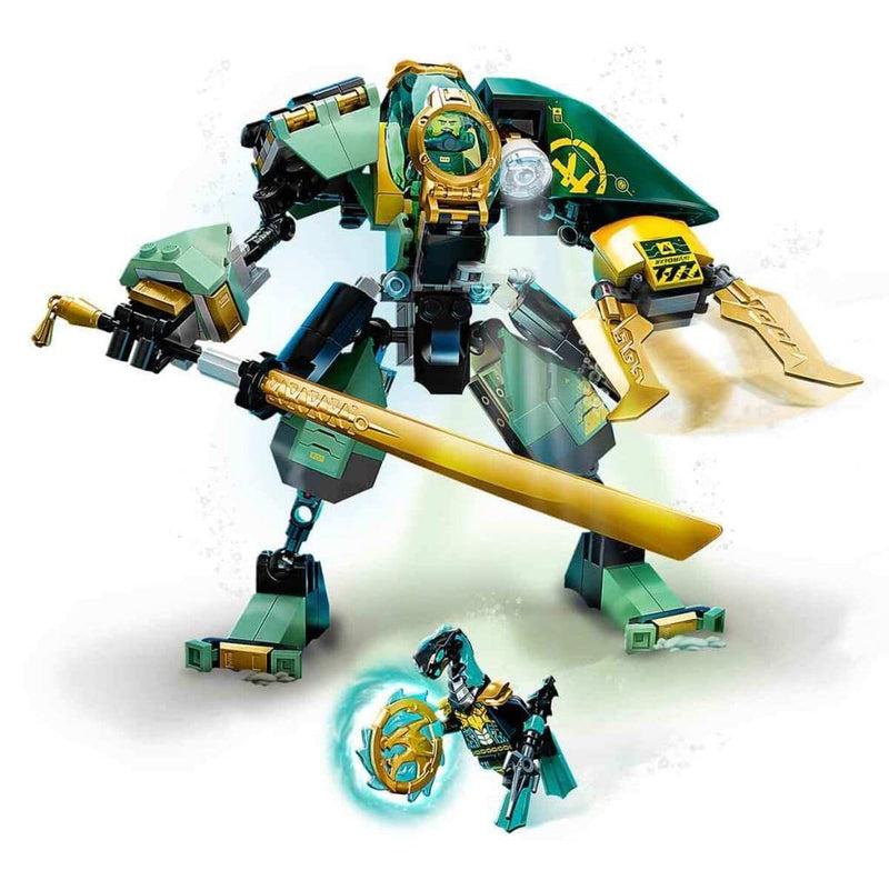 LEGO 71750 NINJAGO Lloyd’s Hydro Mech Action Figure Underwater Building Set, Ninja Toy with Lloyd Minifigure, Gifts for 7 Plus Year Old Boys and Girls