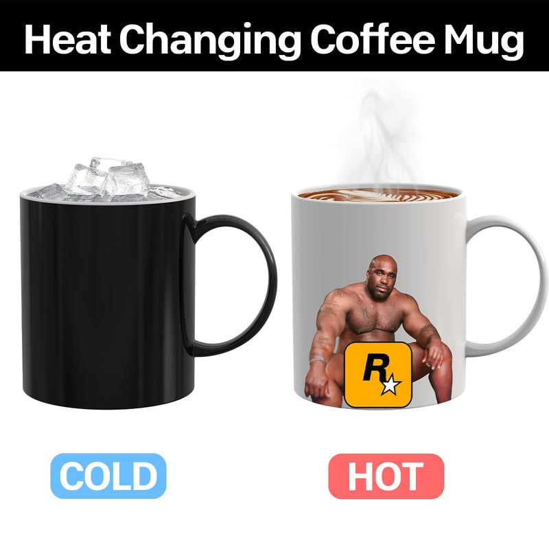 Funny Gifts for Men Women,Christmas Secret Santa Gifts for Men Him,Funny Heat Transition Mug,Mens Gifts for Christmas,Novelty Gifts for Men Friends on Christmas Birthday Anniversary - Gift Guide
