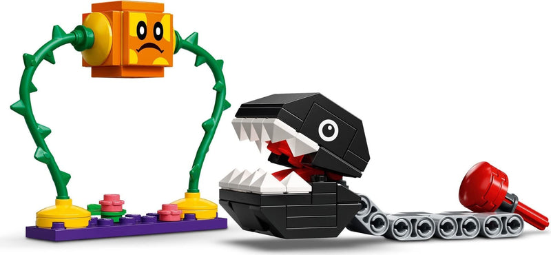 LEGO 71381 Super Mario Chain Chomp Jungle Encounter Expansion Set, Buildable Game with Bramball Figure