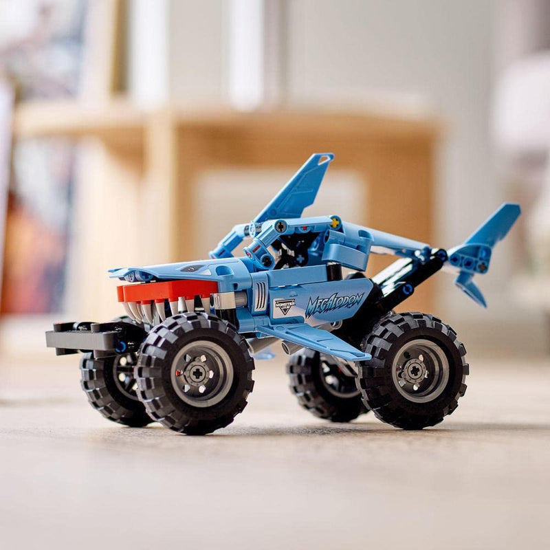 LEGO Technic Monster Jam Megalodon 42134 Model Building Kit; A 2-in-1 Build for Kids Who Love Monster Truck Toys; Kids Will Love Racing This Cool Shark Vehicle; For Ages 7+ (260 Pieces)