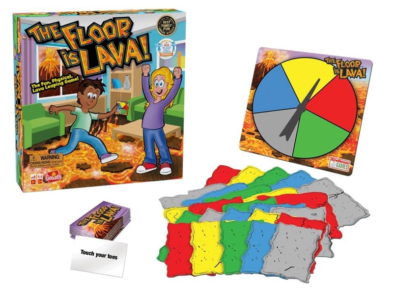 The Floor is Lava! | The Fun, Physical, Lava Leaping Game | Kids Party Games | For 2-6 Players | Ages 5+