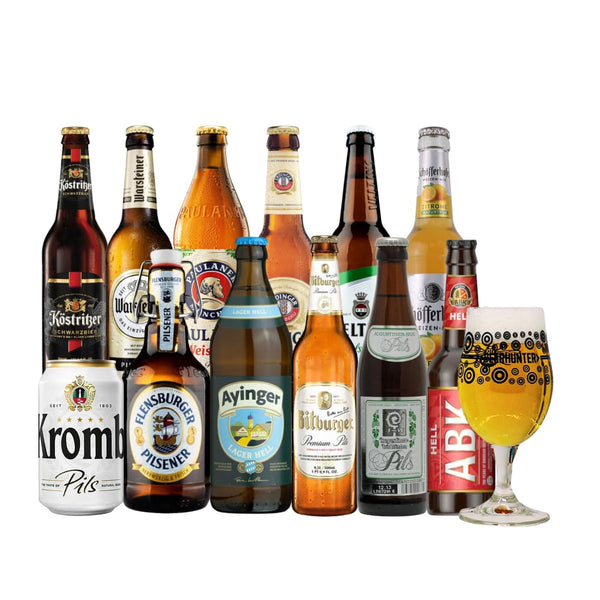 German Breweries Craft Beer 330ml Mixed Case with Beerhunter Glass (12 Pack) - Gift Guide