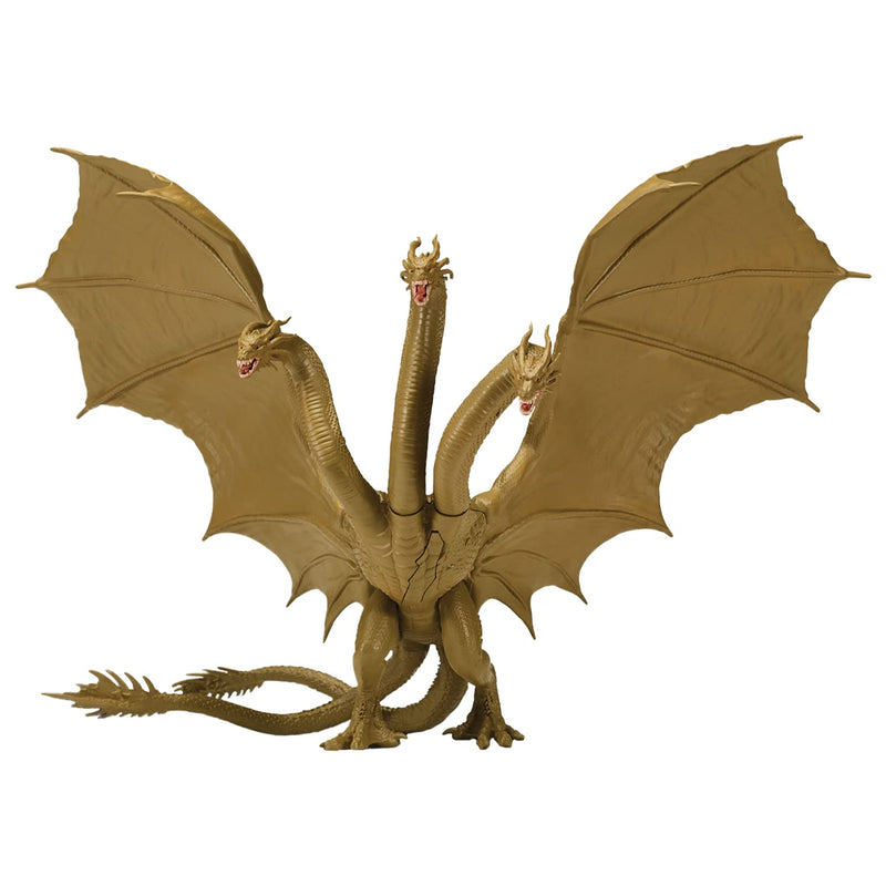 MonsterVerse Godzilla King of the Monsters 6 Inch Titan King Ghidorah Articulated & Godzilla x Kong: The New Empire, 6-Inch Kong Action Figure Toy, Iconic Collectable Movie Character