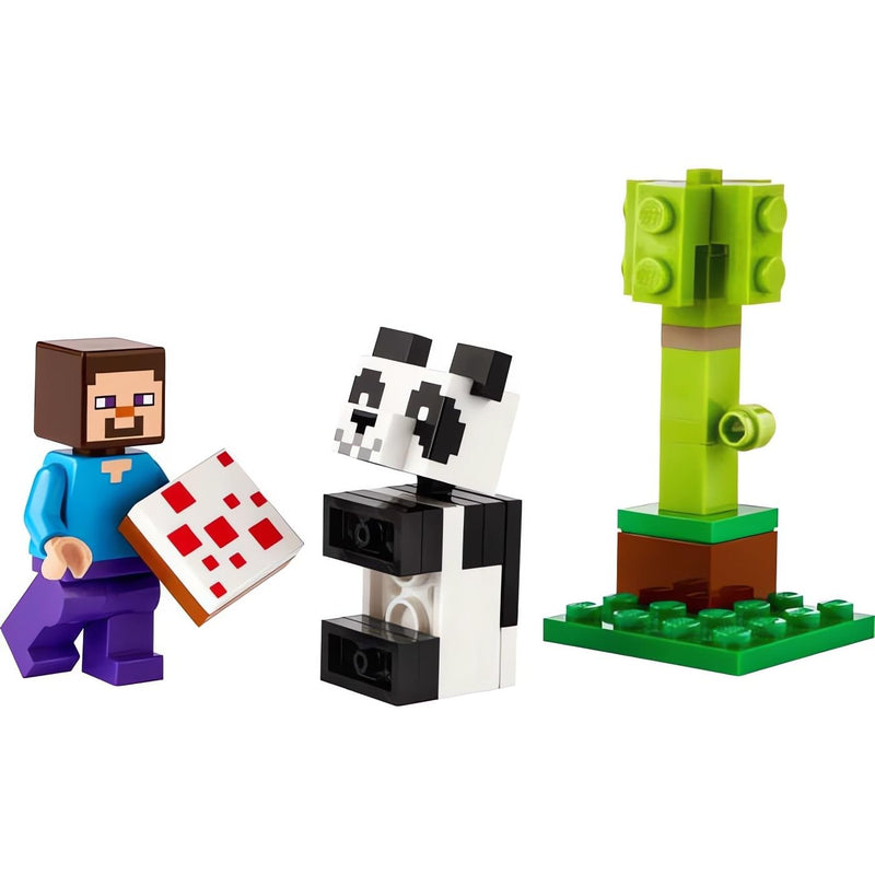 LEGO Minecraft Steve and Baby Panda 30672 Polybag