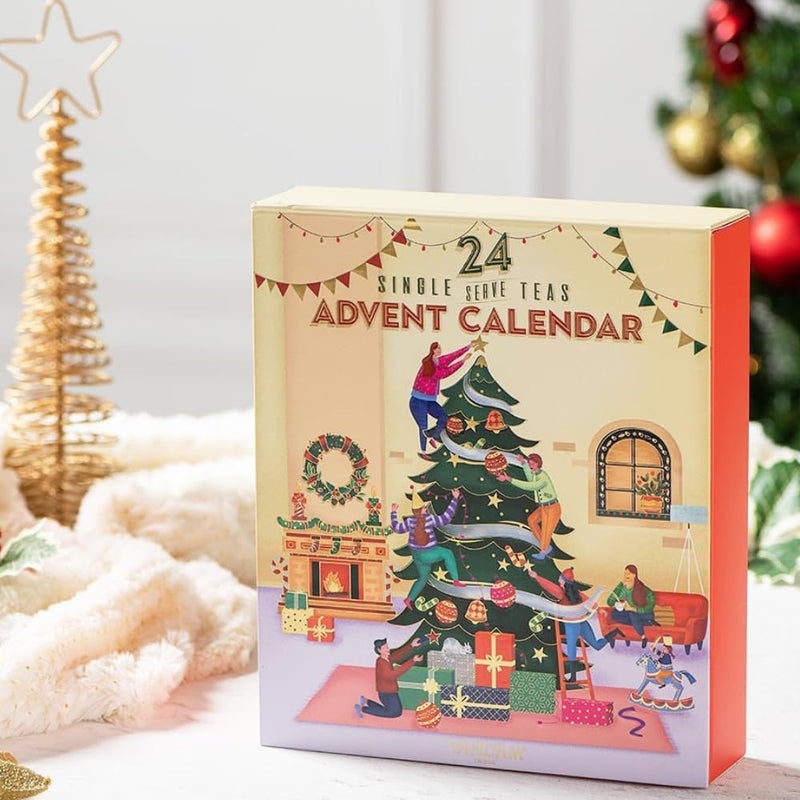 Limited Edition - Advent Calendar 2024 Tea Bags Gift Set | 24 Unique Flavors - Gift Box | Christmas Advent Calendar 2024 for Adults, Advent Calendar 2024 Adult Women and Men | VAHDAM - Gift Guide