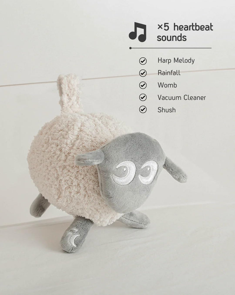 Sweet Dreamers, Ewan Deluxe with Shush, Grey | Baby & Toddler Sleep Aid Gift | Cry Activated Sensor & Nightlight | 5 Soothing White & Pink Noise Sounds | Auto-Off Timer | Machine Washable & Portable - Gift Guide