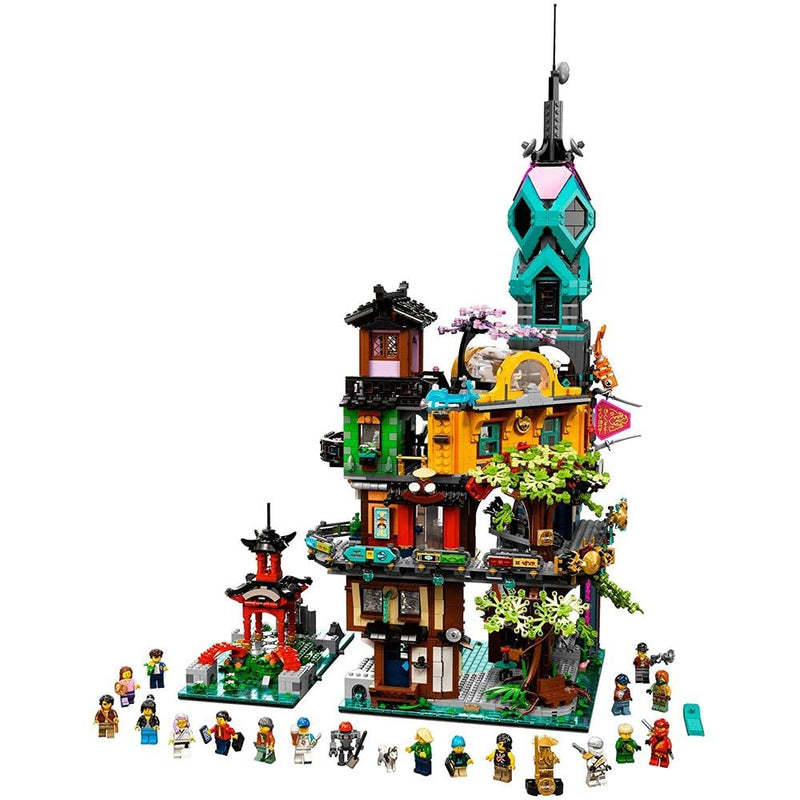 LEGO NINJAGO NINJAGO City Gardens 71741 Building Kit; Ninja House Playset Featuring 19 Minifigures, New 2021 (5,685 Pieces)